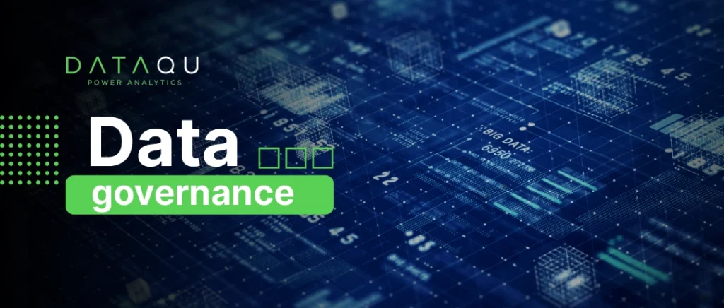 Concepto de data governance y gestión de datos para empresas medianas, DataQu Power Analytics